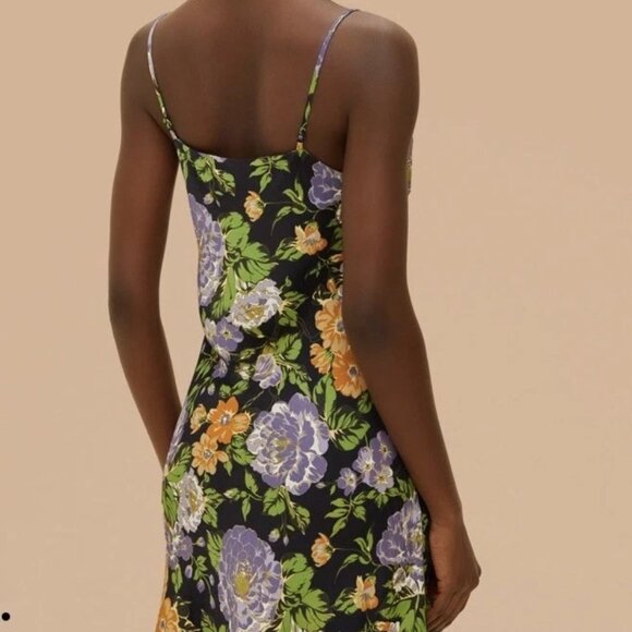 FARM Rio "Capri" Black Sleeveless Floral Mini Dress Size S, M, XL Available - Picture 3 of 11